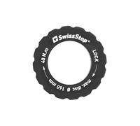 SwissStop Unisex Rotor Lock Ring, Black