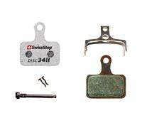 SwissStop E Compound Disc Pads - Silver / Organic - D34E - Shimano Dura Ace BR-R9170, BR-RS805, BR-RS505, BR-RS405