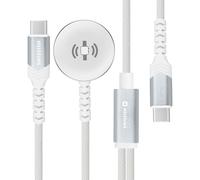 Swissten 2-in-1 USB-C Cable for Smartwatch 2.5W / USB-C Power Delivery 60W 1.2m