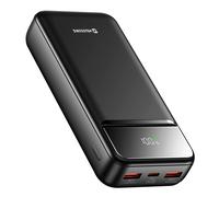 Swissten 20000mAh External Battery with USB-C and 2 USB Compact LED Display