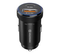 Swissten Car power supply Fast reRecharging 20W USB-C Power Delivery and USB 3.0