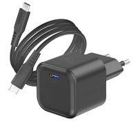 Swissten GaN Wall power supply USB-C PD 20W with USB-C to USB-C Cable 1.2m