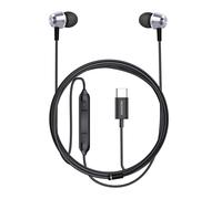 Swissten In-Ear USB-C Earphones with Integrated Microphone 1.2m / Silver