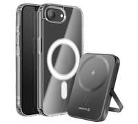 Swissten Pack iPhone 16e with Bi-material Case and 5000 mAh External Battery