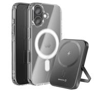Swissten Pack iPhone 17 with Bi-material Case and 5000 mAh External Battery