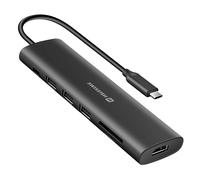 Swissten USB-C to USB-C 100W Hub + HDMI + USB + SD / micro-SD Card Reader