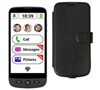 SWISSVOICE S510-M Senior Mobile Phones for Elderly with Magnetic Charger and Wallet - Big Button Mobile Phone - Unlocked SIM Free Easy Smartphones for Seniors - Mobiles for Old People - SOS button