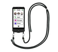 swissvoice S510-M Smartphone Seniors 4G Unlocked, Easy to Use, Magnetic Charging Cable, Geolocation SOS Button, Protective Shell - France-Benelux
