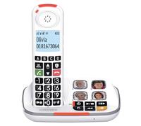 SWISSVOICE - Xtra 2355 - DECT - Cordless Phone - Large keys Answering Machine - Audio Boost - Loud Ringtones - Hearing Aids Compatible - Call Block - White