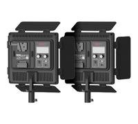 SWIT CL-40D 2x kit Easy-Setup Fanless Bi-color Panel Lights and Tripods