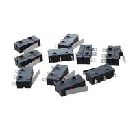 Switch 10 Pcs AC 125V 5A SPDT 1NO 1NC Short Straight Hinge Lever Mini Micro