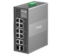 Switch 10 Ports Industrial Managed Poe Gigabit Ethernet Din Rail/Wall Rj45 X 10