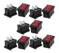 Switch 10pcs On/Off Two Position SPST Mini Boat Rocer Switch Pin Button 2 Pin 18x12mm Switches