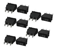 Switch 10x AC 6A/250V 15A/125V 3 Pin SPDT ON/Off/ON Panel Mount Rocer