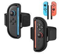 [Switch 2/1]Wrist Bands for Just Dance/Zumba Burn It Up for Joy-cons (Black&Black)