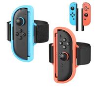 [Switch 2/1]Wrist Bands for Just Dance/Zumba Burn It Up for Joy-cons (Blue&Orange)