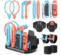 Switch 2 2025 & Switch 1 Sports Accessories Bundle for Nintendo Switch 2 2025/1/OLED with Organizer Station,MENEEA Family Party Pack Kit for Switch Sports Games for Joy-Con 2, Gift for Family/Friends