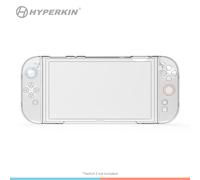 Hyperkin Protective Clear Case for Nintendo Switch 2 - Slim Fit Hard Shell Cover, Shock-Resistant Grip, Scratch Protection, Transparent Dockable Design for Switch 2 Console