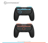 Hyperkin Pro Handle Grip Set for Nintendo Switch 2 Joy-Con 2, Black, Multiplayer Comfort Grips for Enhanced Gaming Control 2-Pack