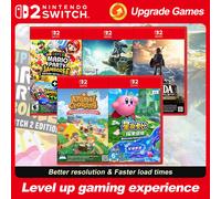 Switch 2 Games Juegos Nintendo Upgrade Packs Mario Party Jamboree Animal Crossing Zelda Tears of Kingdom Kirby Forgotten Land Mario Party Jamboree