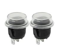 Switch 2 Pcs 6A/250V 10A/125V O/F/O AC Single Pole Double Throw SPDT Rocer Switch