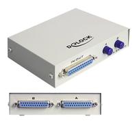 Switch 2 ports parallèle avec fiche sub-d à 25 broches manuel delock 87618