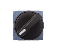 Switch 2 Position Knob 22mm Black Harmony XB7ND21