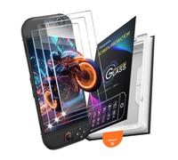 Switch 2 Screen Protector Glass with Book-Style Guiding Frame - Zero-Fail Bubble-Free Installation, 9H Tempered Glass Protection Film, Anti-Fingerprint, Ultra HD Clear & Zero-Lag Touch, 3 Pack