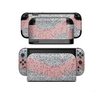 Switch 2 Specific Decorative Stickers Made with Scratch Resistant Substrate for Surface Coverage and Removal (B)