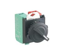 Switch 22mm Selector 2NO 3Position Latching Left Momentary Right Metal Momentary/Latching 10A Waterproof IP65 Push Button(Momentary Right)