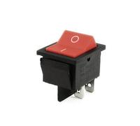 Switch 250V/15A 125V/20A AC Self Locing ON/Off DPDT Rocer Blac