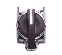 Schneider Electric Harmony XB4 - Selector Switch, Metal, 3 Positions, Stays Put, Long handle, 2NO, 22 mm Mount, XB4BJ33, Black