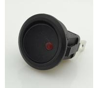 Switch 5pcs 12V 20A Led Rocer Dot Light 3 Pins ON-Off Car Dashboard Dash Boat SPST(Rosso)