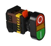 Switch AC 600V 10A ON Off ON and Momentary Push Button with 220V Neon Light