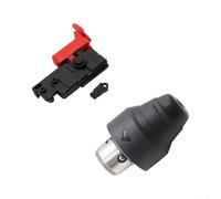Switch and Chuck Assembly for GBH2-26DE 2-26DRE Rotary Hammers | Precise fit for GBH2-26 DFR, includes chuck and switch, easy installation, restores tool function