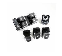 Switch Button 8K0959851A 8KD 959 855A 4GD 959 855 4GD959565A 5Pcs Car Chrome Master Switch Window Button For A5 A4 For Allroad For Quattro B8 Q5 Window Switch