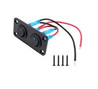 Switch Button For Boat Truck Trailer Caravan RV 24V 12V 5 Buttons Switch Panel Light Toggle Auto Start Stop Controller(CP-5260-02)