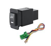 Switch Button For Nissan For Paladin Car Power On Off DRL Music Button Rearview Steering Wheel Heating Switch With Wire(Mirror heating)