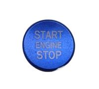 Switch Button Label Decals Compatible with Alfa for Giulietta for Stelvio Stickers Car Styling Accessories Start Stop Engine Button Cover Case Buttons Sticker(Blue)