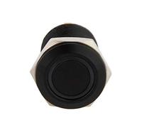 Switch Button Metal Self-Locking Latching Push Button Metal Push Button Switch Waterproof Metal Dome Push Button, Black Attractive and Fashion