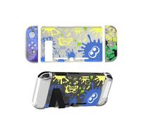 (switch case) Transparent Protective Shell For Splatoon3 Hard Case Bag NS Game Host Protect Storage Set For Nintendo Switch OLED Accessories