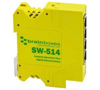 SWITCH,COMPACT 4 PORT INDUSTRIAL GIGABIT; SW-514 (BRAINBOXES) Qty X 1