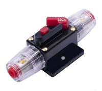 Switch Controlled Fuse Holder with Automatic Breaker for Car Audio Systems, Alloy Construction for Effective Electrical Circuit Protection (150A)
