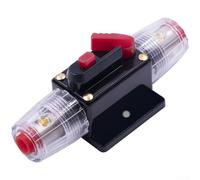 Switch Controlled Fuse Holder with Automatic Breaker for Car Audio Systems, Alloy Construction for Effective Electrical Circuit Protection (50A)