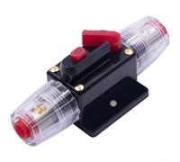 Switch Controlled Fuse Holder with Automatic Breaker for Car Audio Systems, Alloy Construction for Effective Electrical Circuit Protection (125A)