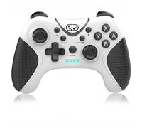 Switch Controller,Bluetooth Switch Pro Controllers for Nintendo Switch/Lite/OLED/PC Window,PC Gaming Controller with Programmable Buttons,Wake up,Gyro Axis,Turbo,Dual Vibration,Screenshot,White