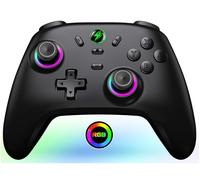 Switch Controller for Nintendo Switch/Lite/OLED, Hall Effect Joystick Switch Wireless Pro Controller Work with iOS/Android/PC with LED Light, Programmable,1000mAh Battery, TURBO & Wakeup