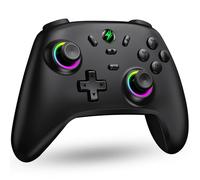 Switch Controller for Nintendo Switch/Lite/OLED, Hall Joystick Wireless Switch Pro Controller support iOS/Android/Windows PC, Switch Remote Joystick Gamepad with RGB/Turbo/Motion Control/Vibration