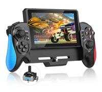 Switch Controller for Nintendo Switch/OLED, One-Piece Joypad Controller Replacement for Nintendo Switch Pro Controller, Switch Controllers Remote with Adjustable TURBO and Dual Motor Vibration