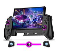 Switch Controller for Nintendo Switch/OLED/Switch 2, Switch Controller with 16 LED Light Color, Hall Effect One-Piece Joypad Switch Pro Controller, Switch Controller with Turbo & Dual Motor Vibration